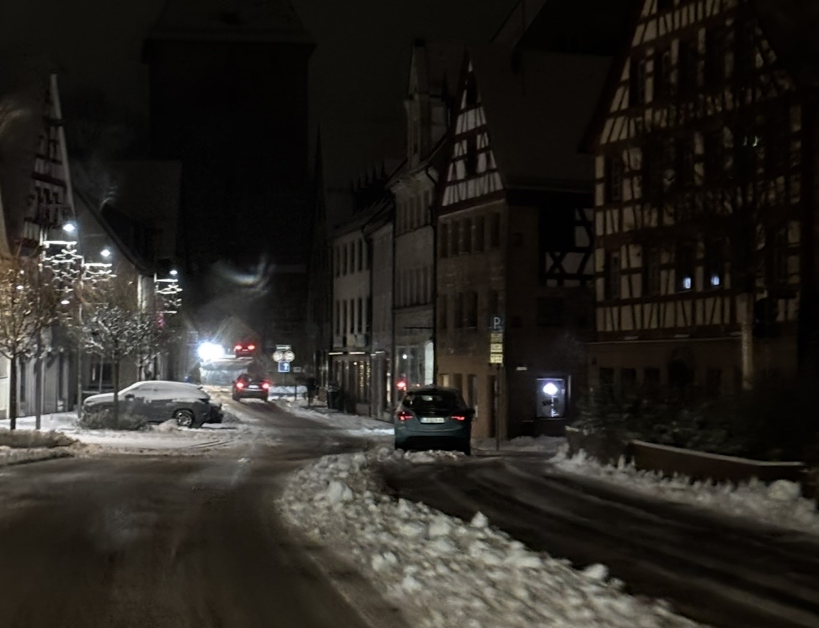 Winterchaos in Mittelfranken