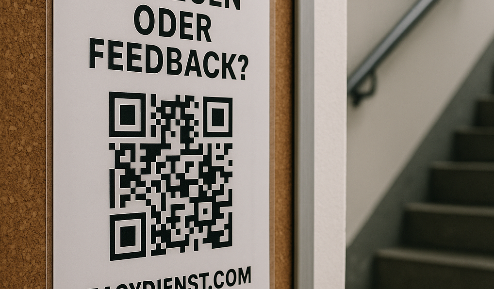 Neuer QR-Code-Service für unsere Kunden – Anliegen direkt und unkompliziert melden